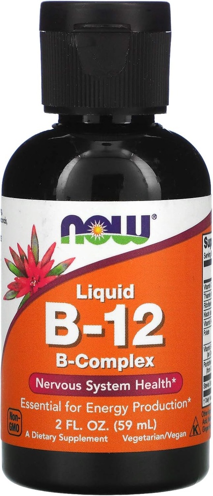 Τώρα Τρόφιμα - Υγρό B-12 (B Complex) 2 fl oz