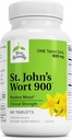 Terry Natural St John's Wort 900-60 Tabletler - Full Klinik Dose - Non-GMO, Vegan, Gluten Free - 60 Hizmetler