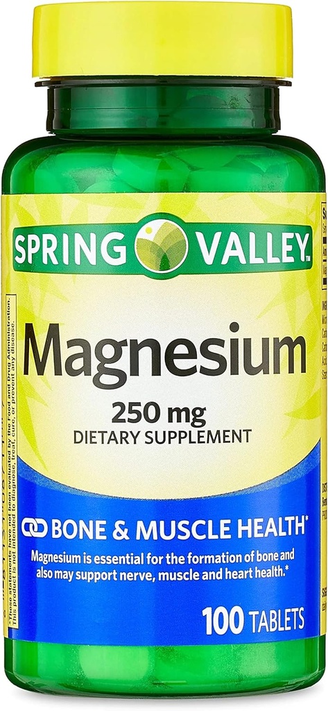jogi Magnezyum Tabletleri Diyetsel Tamam, 250 mg, Vegetarian formül100 Count