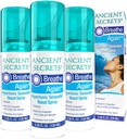 ANCIENT SECRETS Saline Nasal Spray - Breath Again Hypertonic Seawater Nasal Spray, Allergy & Sinus Relief, Nasal Congestion Moisturizer, 3.38 Fl Oz (Pack of 3)