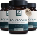 Polypodium Leucotomos 10:1, 240 mg,120 Veg Capsules - Doğal Sağlıklı Cilt Bakımı- Antioksi- Natural Skin Tone- Vegetarian, Non- GMO 4 Ay Supply