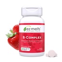 EZ Melts Dissolvable Vitamin B-Complex with Torch B12 and Torch Folate, Sugar-Free, 2Month Supply - 1 Pack