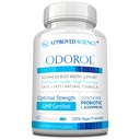 Onaylanan Bilim Odorol - 60 Capsules - Freshen Bad Breath and Body Odor - Contains L.acidofilius, Yeşil Çay, Magnolia Bark, Peppermint Oil ve Fennel - All Natural, Vegan Friendly, Non-GMO