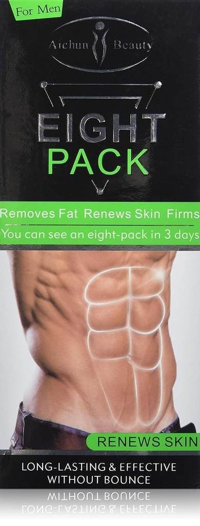 AICHUN BEAUTY Eight Pack for Men Güçlü Waist Manly Torso Smooth Lines Press Fitness Belly Yan Kas Fat Yenis Skin Kilo Kayıp Şampu Krem 170g