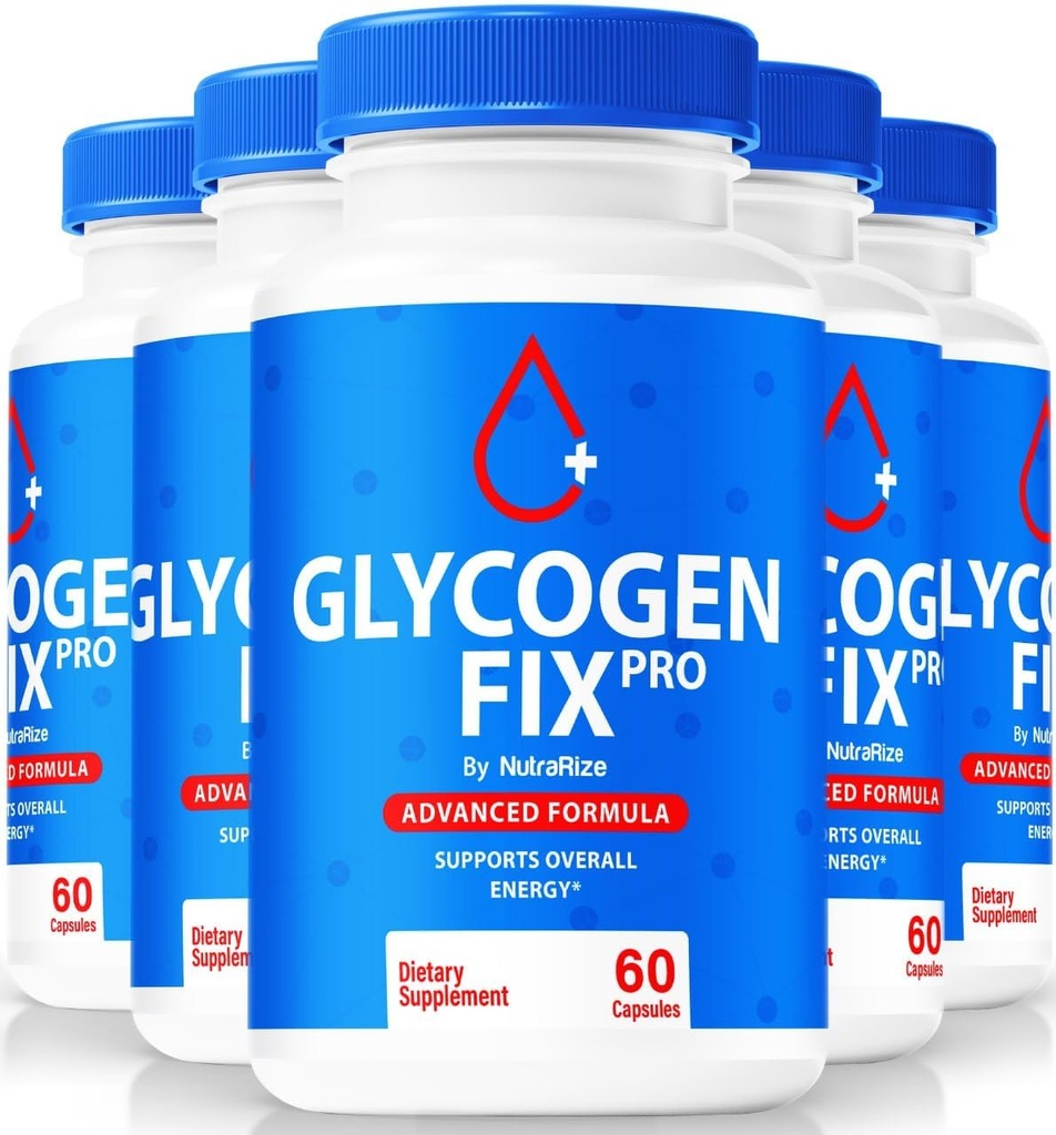 (5 Pack) Glycogen Fix Pro Capsules, All- Natural Blood Support Formula, Premium Supplement to Support Health Lifestyle and maintain Stable Levels, Resmi GlycogenFix Pro Yorumlar (300 Capsules)