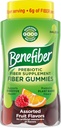 Benefiber Prebiyotik Fiber Supplement Gummies for Digestive Health, Assorted Fruit Flavor - 81 Count