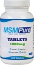 KALA SA MSMPure MSM Tabletleri - Ortak Sağlık, Cilt Görünümü, Saç & Nail Desteği için Tablet başına 1000 mg US-Made MSM - Easy Swallow için kaplama, Tasteless - 120
