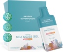 Akasha Superfoods Irish Sea Moss Gel, Liposomal Seamoss with Irish Sea Moss, Vitamin E, Citrus, Organik Vanilla, Glycerin, Skin, Energy & Gut Health Support for Women & Men, Sweet Citrus Flavor, 30 Ct