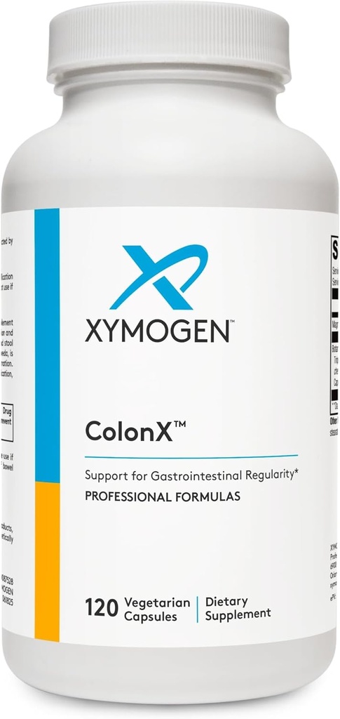 XYMOGEN ColonX Supplement - Citrate, Cape Aloe, + Triphala Capsules for Digestive Health - Magnezyum Supplement - Gut Cleanse + Gut Support (120 Capsules)