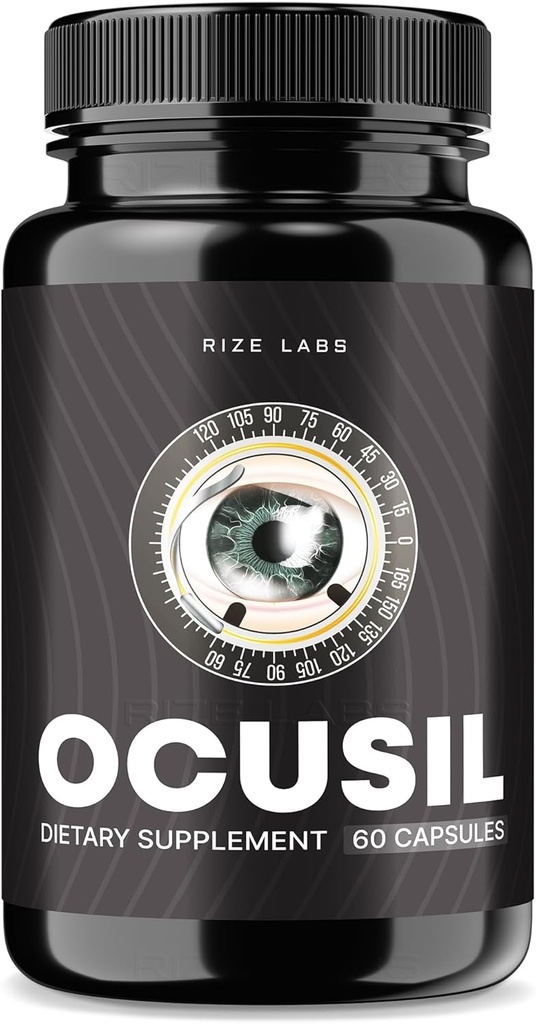 Ocusil Capsules, Ocusil Support Eye Supplement, Ocusil Lubricant Concentration ve Focus, Ocusil All- Natural Pills for Health Eyes, Ocusil Eyesight Yorumlar (60 Capsules)