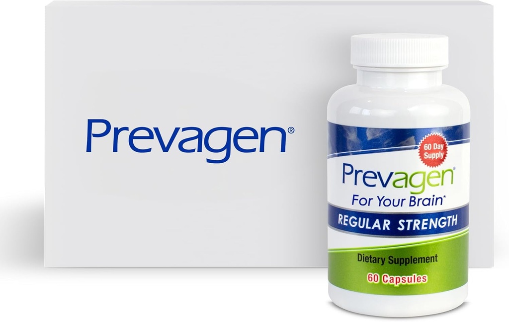 Prevagen Regular Strength - 60 Capsules (2 Ay Supply) | Apoaequorin Plus Vitamin D3