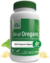 Oregano 120 Mini-Softgels | Wild Harvested | Avrupa 40:1 Origanum Vulgare Equivalent to 600 mg Oregano in Extra Virgin Zeytinyağı | Non-GMO Gluten Free | by Health Thru Beslenme (120 paketi)