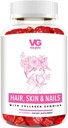 VITA GLOBE Μαλλιά, δέρμα & νύχια + Κολλαγόνο Gummies – 20mg με βιταμίνες A, C, D, E, B6 & Biotin 