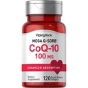 Piping Rock CoQ10 100 mg | 120 Softgels | Black Pepper Extract | Non-GMO, Gluten Free Supplement