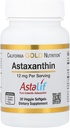 Kaliforniya Altın Beslenmesi Tarafından AstaLif® Pure İzlandaic Astaxanthin - Gluten Free, Non-GMO - 12 mg - 30 Veggie Softgels