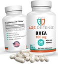 DHEA Κάψουλες - DHEA Συμπληρώματα - Φυσική Ενέργεια Υποστήριξη & Ανοσολογική Υποστήριξη - Υποστηρίζει Ζωτικότητα, Ελαστικότητα του δέρματος, & Γενική Ευεξία - DHEA Συμπλήρωμα για γυναίκες & άνδρες (100 mg)