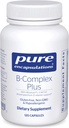 Pure Encapsulations B-Complex Plus - B Βιταμίνες συμπλήρωμα για την υποστήριξη της Νευρολογικής Υγείας, Καρδιαγγειακής Υγείας, Ενεργειακά Επίπεδα & Υποστήριξη Νευρικού Συστήματος* - με Βιταμίνη Β12 & Περισσότερα - 120 Κάψουλες