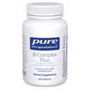 Pure Encapsulations B-Complex Plus - B Vitamins Supplement to Support Neurology, Cardiovascular Health, Energy Levels & Nervous System Support* - B12 & More - 120 Capsules