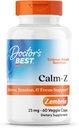 Doktor Zembrin, Stres ve Mood Desteği ile En İyi Calm, 25 mg Veggie Caps, 60Count