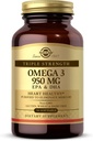 Solgar Triple Strength Omega 3 950 mg - 50 Softgels - Ortak & Skin Health - Non-GMO, Gluten Free, Dairy Free - 50 Hizmet