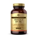 Solgar Triple Strength Omega 3 950 mg - 50 Softgels - Ortak & Skin Health - Non-GMO, Gluten Free, Dairy Free - 50 Hizmet