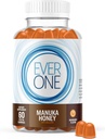Ever One Manuka Honey New Zealand Gummies - Φυσικό συμπλήρωμα υποστήριξης του ανοσοποιητικού - Χορτοφαγική, Ζελατίνη Δωρεάν - Νοστιμότατο Μανδαρίνο Γεύση Ανοσία Gummy Βιταμίνες