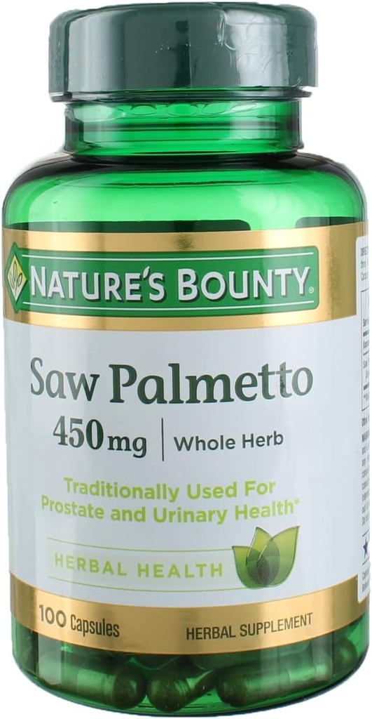 Nature's Bounty Saw Palmetto 450 mg 100 Κάψουλες