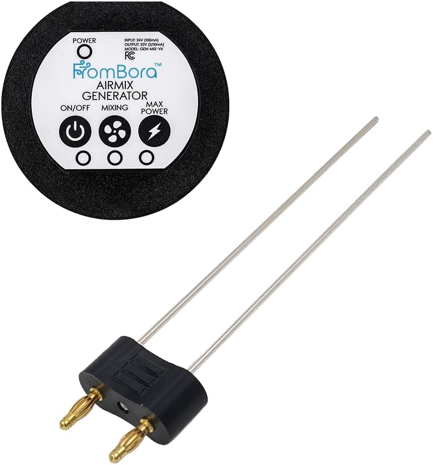 AirMix Colloyal Silver Generator Kit + 1pc 12ga 6" Ανταλλακτικό Ασημί Ζεύγος