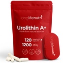 Urolithin A+ 1000 mg Supplement - Gelişmiş Formula, 120 Vegetarian Capsules, 2-Month Supply, Pomegranate Extract for Health Aging & Longevity, Lab Tested, Organik, ABD'de Yapıldı