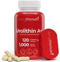 Urolithin A+ 1000 mg Supplement - Gelişmiş Formula, 120 Vegetarian Capsules, 2-Month Supply, Pomegranate Extract for Health Aging & Longevity, Lab Tested, Organik, ABD'de Yapıldı