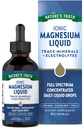 Nature's Truth Ionic Magnezyum Liquid Drops | 200 mg | 4 Akışkanlar | Electrolytes & Trace Minerals | Vegan, Non-GMO & Gluten Free Supplement Supplement