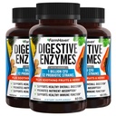 Farm Haven Digestive Enzymes with 18 Probiyotiks & Herbs | Papaya, Bromelain, Protease & More for Lactose Abxia & Better Digestion | Helps Bloating, Gas, Constipation | Vegetarian, 180 Capsules