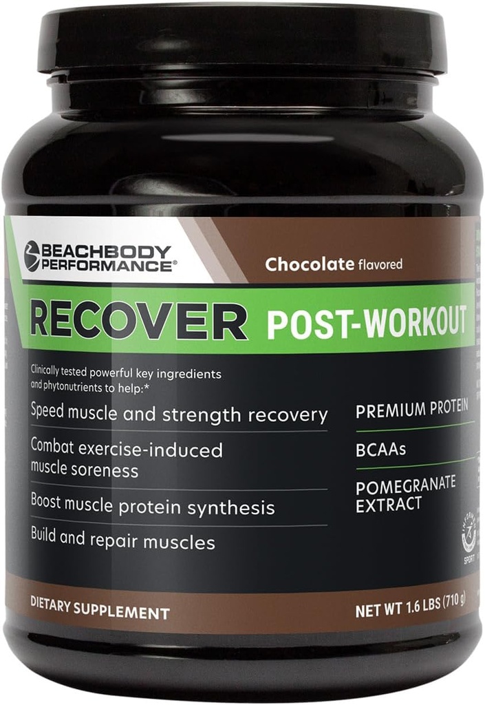 BODi Recover Whey Protein Tozu - 20g proteini ile Kas Kurtarma için Post-Workout Chocolate Whey Supplement, BCAAs, Pomegranate Ekstraksiyon - Hızlı Kurtarma - 20 Tubagranate Tür - Hızlı Kurtarma -