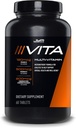 JYM Supplement Science Vita JYM Sports Multivitamin & Mineral Desteği, A, C, B6, B12, E, K, Boron, Biotin, Pyum 60 Tablets