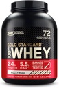 Optimum Nutrition Gold Πρότυπο 100% Whey Protein Powder, Rocky Road, 5 Λίρες (Packaging May Vary)