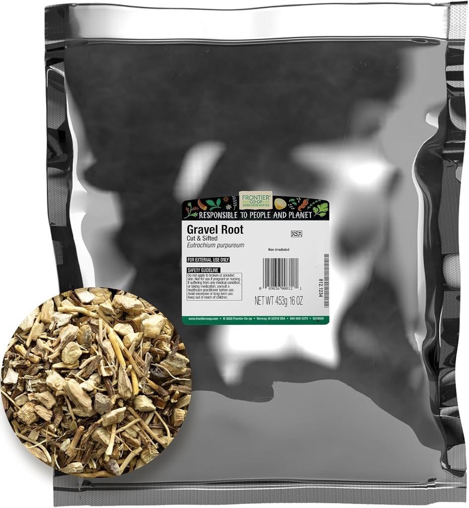 Frontier Co-op Cut ve Sifted Wildcrafted Gravel Root 1lb