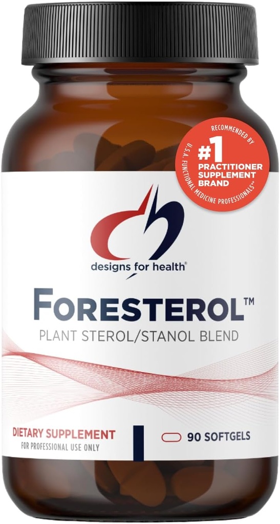Health Plant Sterols and Stanols - Foresterol Stanol Sterol Supplement with Beta-Sitosterol from Coniferous Pine - Sağlıklı Cholesterol Seviyelerini Korumaya Yardımcı olmak için tasarlanmıştır (90 Softgels)