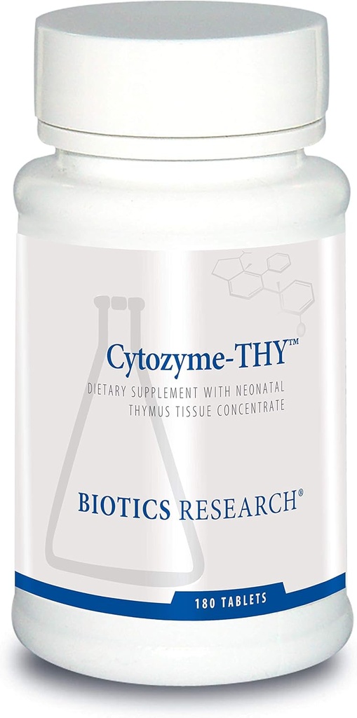 Biotics Research Cytozyme Your Neonatal Thymus Temp, The Thymus Gland, Sağlıklı Immune Response and Body Pathway Processes, Supports Immune System, 180 Tabletler
