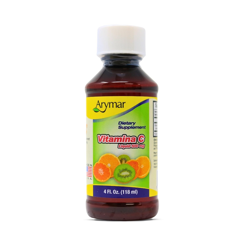 Yetişkinler için ARYMAR Vitamin C, Immune Support, Antioksi, Orange Flavor (4 Fl Oz/Pack of 1)