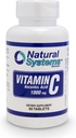 C 1000 mg Tabletleri - 60 Tablolar - Immune Support and System by Natural Systems - Diyeter Vitamin C Supplement - Ascorbik Asit 1000 mg - ABD'de Yap - Vitamina C - VIT C
