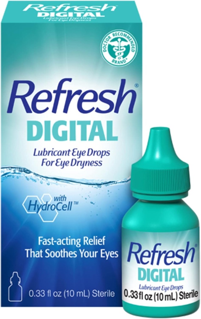 Dijital Lubricant Eye Drops, 0.33 Fl Oz (1,5B)