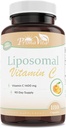 Liposomal Vitamin C 1400mg Κάψουλες, Συμπλήρωμα Ανοσολογικής Υποστήριξης, Υψηλή Απορρόφηση Βιταμίνη & Αντιοξειδωτικό Συμπλήρωμα Διαλυτής Λιπαράς Βιταμίνης C (180 Κάψουλες)