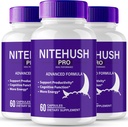Nite Hush Pro Brain Supplements for Memory and Focus Capsule Capsules, NiteHush Advanced Formula Brain Health Support - En Güçlü Nootropics NiteHushPro All Natural Support Pills Yorumlar (3 Pack)