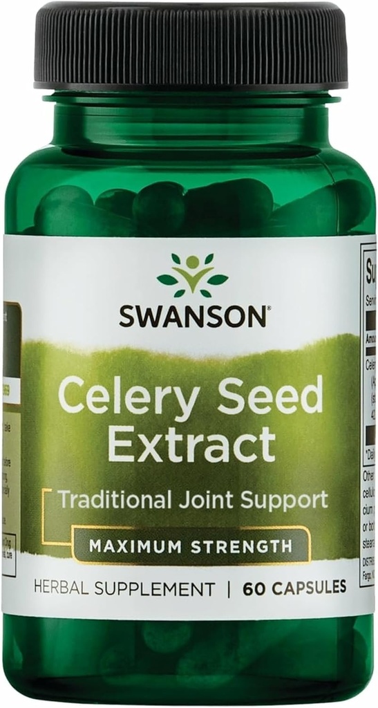 Swanson Herbs- Celery Tohumu - Maksimum Güç - 150 mg 60 Capsules