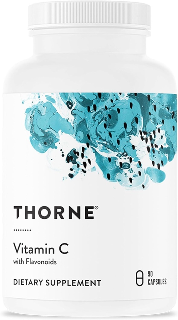 THORNE - Vitamin C - Vitamin C ve Citrus Bioflavonoids - Destekler Immune System, Hücre Enerji Üretimi ve Sağlıklı Doku * - Gluten-Free - 90 Hizmetler