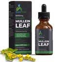 Organic Mullein Tincture Drops for αναπνευστική υγεία – Φυσική υποστήριξη πνεύμονα, χωρίς αλκοόλ, Vegan, μη ΓΤΟ, εκχύλισμα βοτάνων, 2 fl oz (60ml) Φυσική βοήθεια ύπνου & ανοσοποιητική υποστήριξη