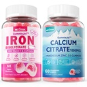 Kalsiyum Citrate 1000 mg Gummies + Iron Bisglycinate 26 mg