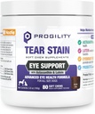 Noutie Progility Tear Stain Supplement for Dogs, Advanced Eye Health Formula, Helps Ελαχιστοποιεί τα Tear Stains, 80 Chews, Sold in Over 5.000 Vet Clinics and Pet Stores Worldwide