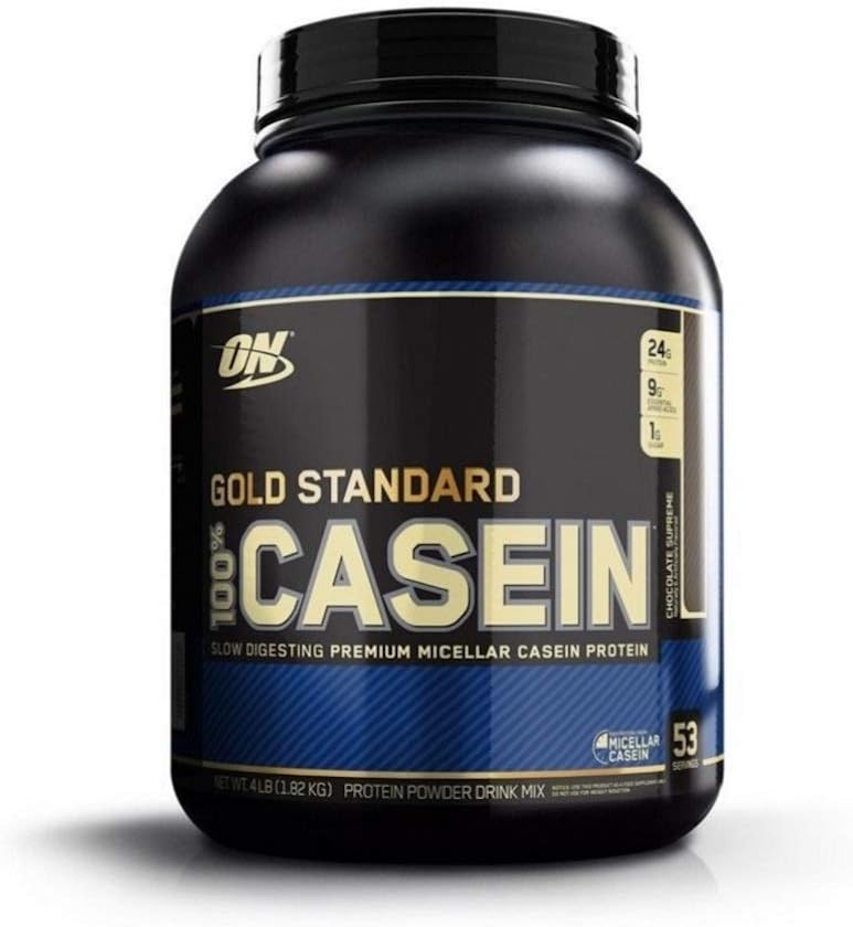 Optimum Beslenme Altın Standardı 100% Micellar Vakain Protein Toz, Yavaş Digesting, Helps Keep You Full, Overnight Muscle Recovery, Supreme Chocolate, 4 Pound (Pazarlama Mayıs Vary)