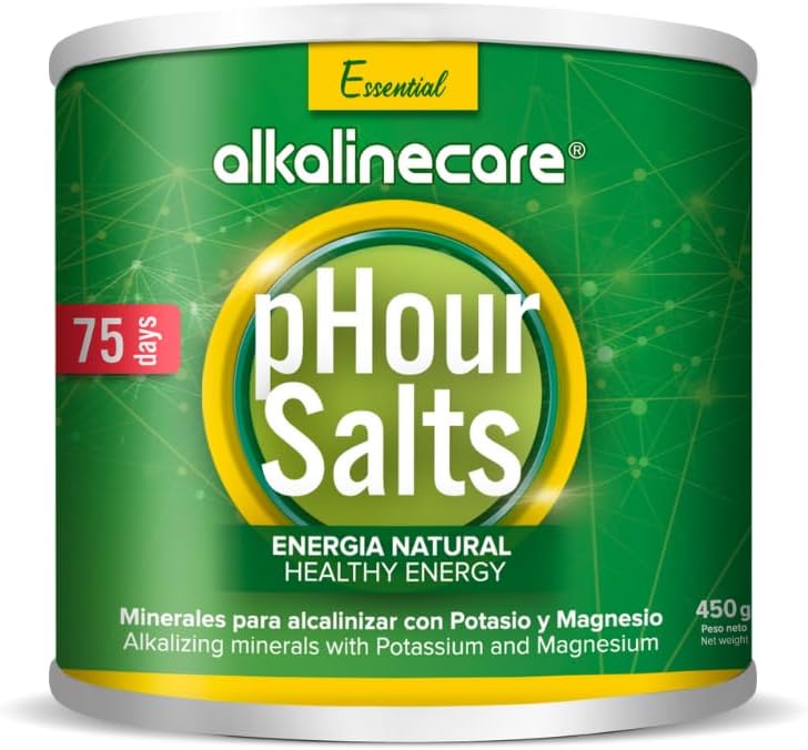 Salts PHOUR Şişe - alkalincare Yardımlar Bedenin remineralizasyonu, Kaslarınızı, Kemiklerinizi ve Anonimlerinizi Yardım Ediyor alkali